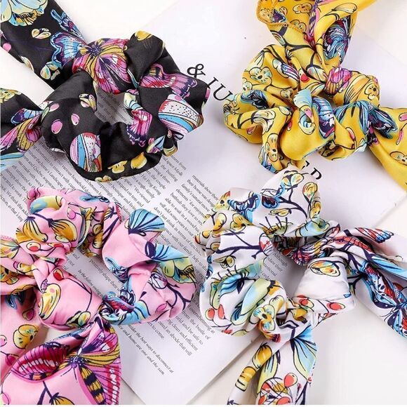 Summer Hair Scrunchies  
